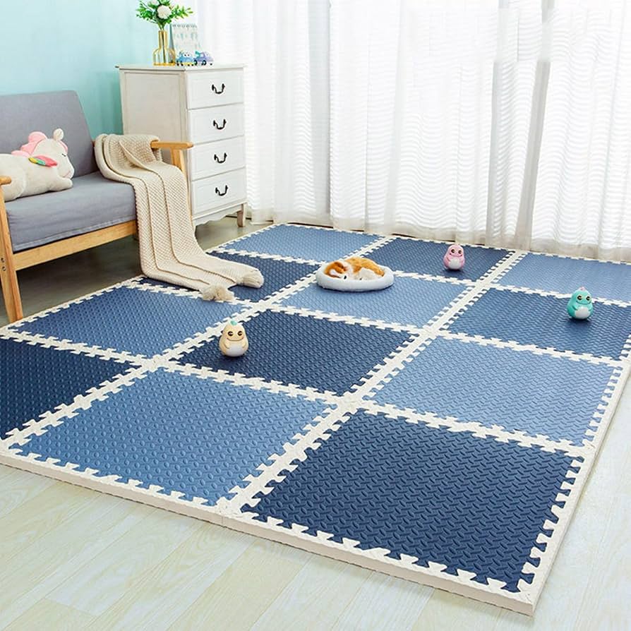Amazon｜ジョイントマット タイルカーペット 下敷き 子供用 プレイ