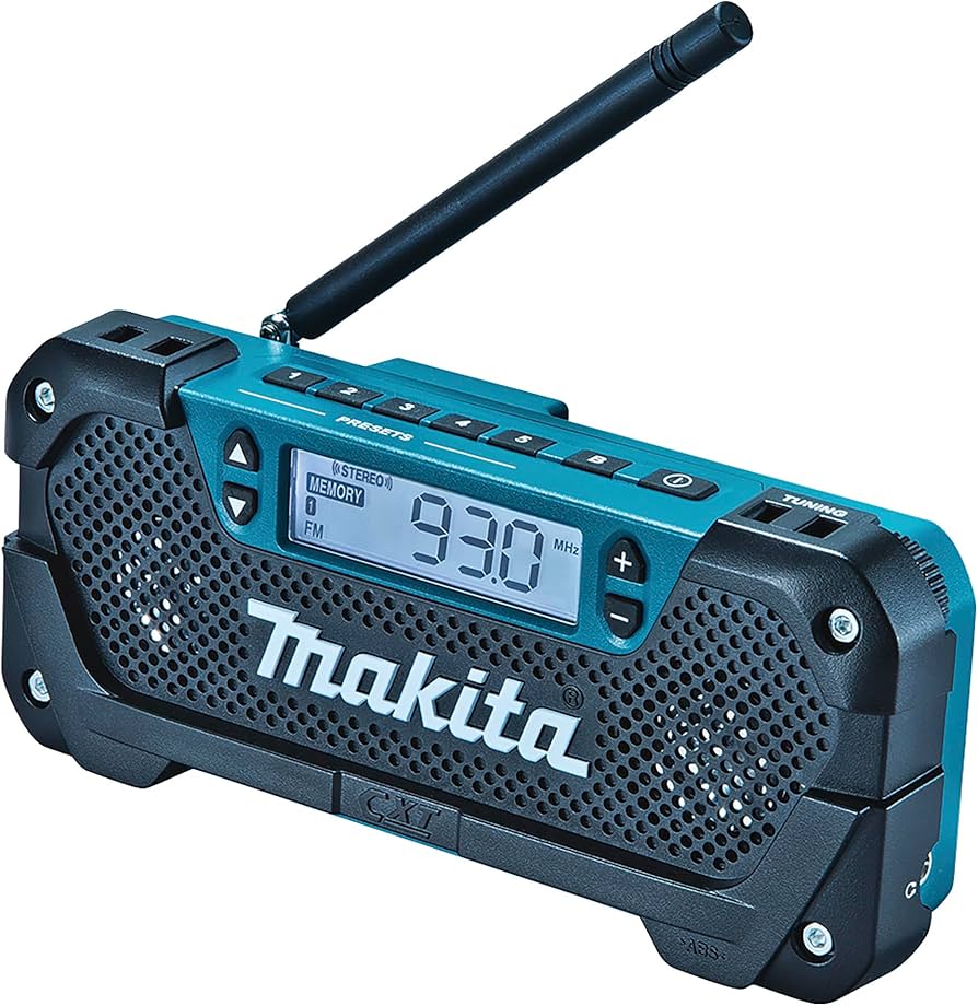 Makita MR052 Cordless Radio, 12 V, Multi-Colour - Amazon.com