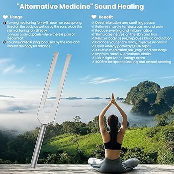 Amazon.com: 4Pcs Tuning Fork Medical Sound Healing Set(128Hz, OM
