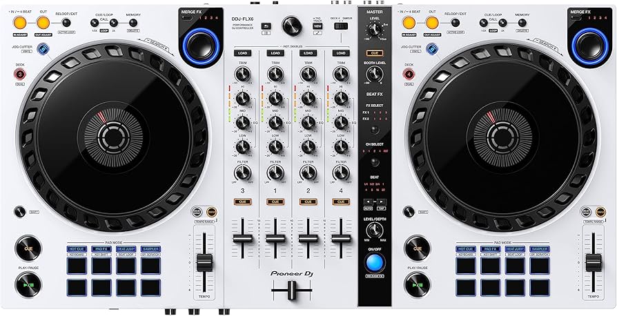 Pioneer DJ DDJ-FLX6 4 decks Rekordbox e Serato DJ Controller