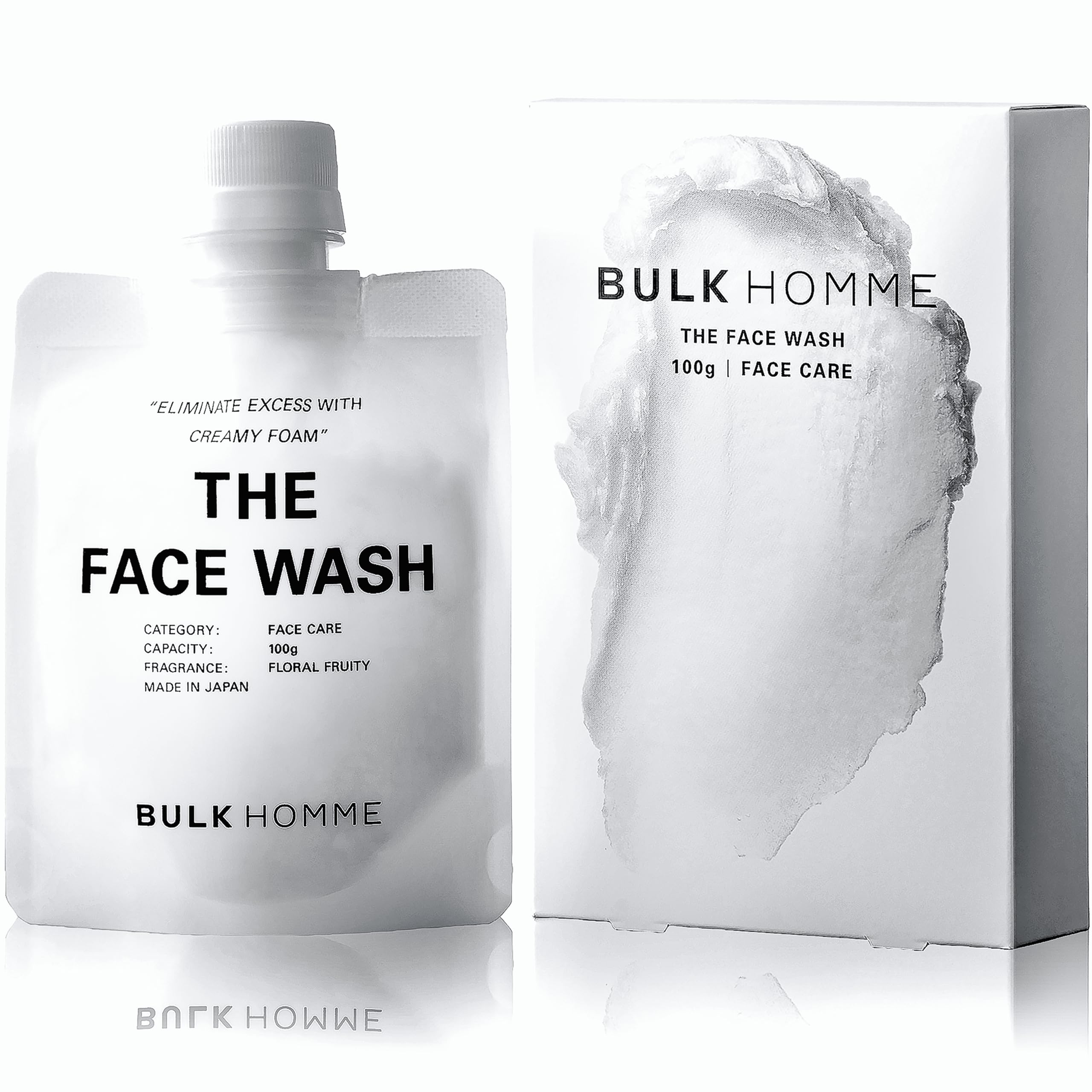 Amazon | バルクオム 洗顔 メンズ 100g THE FACE WASH 泡 泡洗顔 洗顔