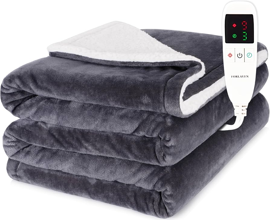 Amazon | 電気毛布 掛け敷き兼用 大判 190×130cm セミダブル 洗濯