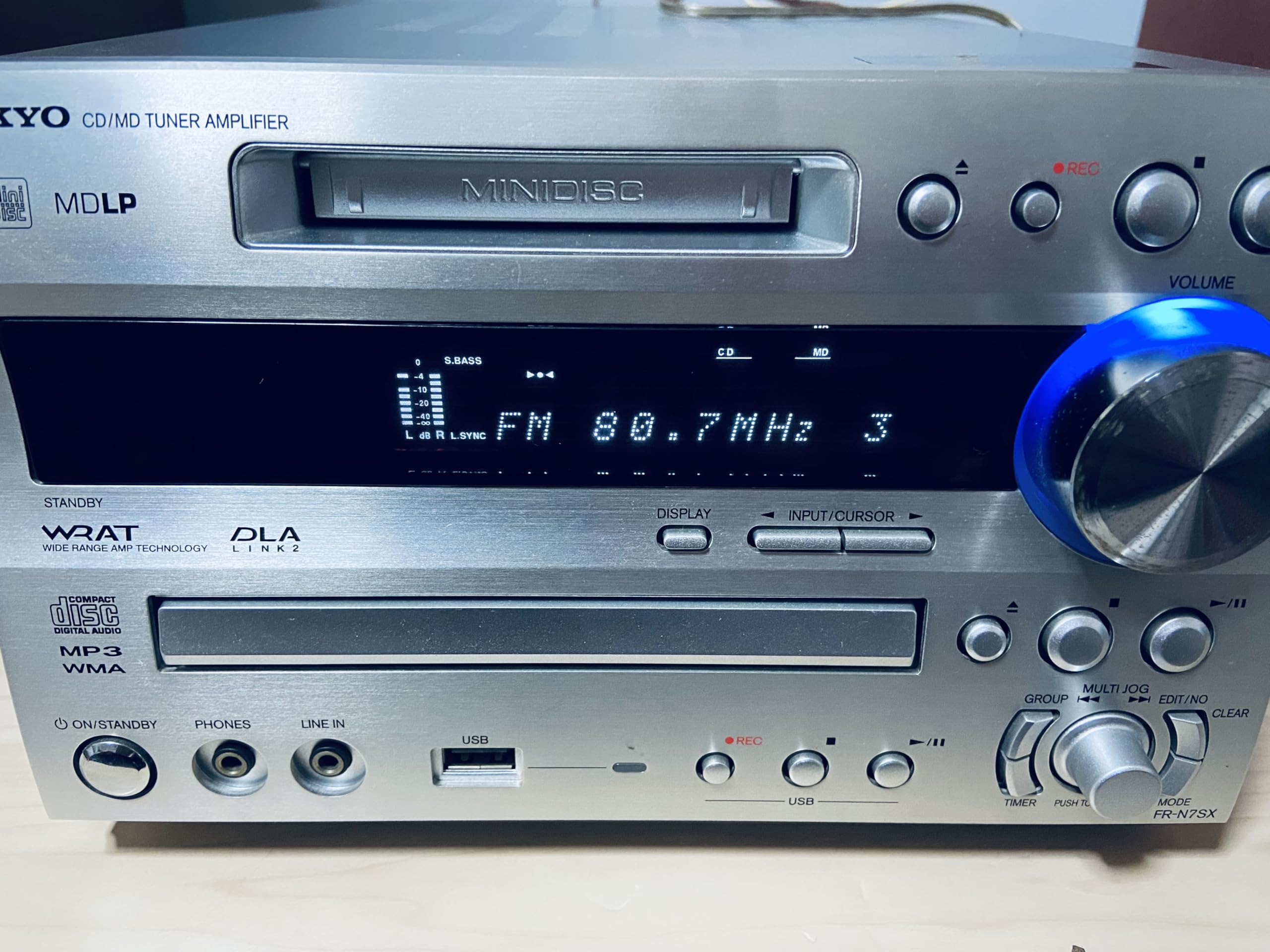 Amazon.co.jp: ONKYO オンキョー FR-N7SX（CD/MDチューナーアンプ