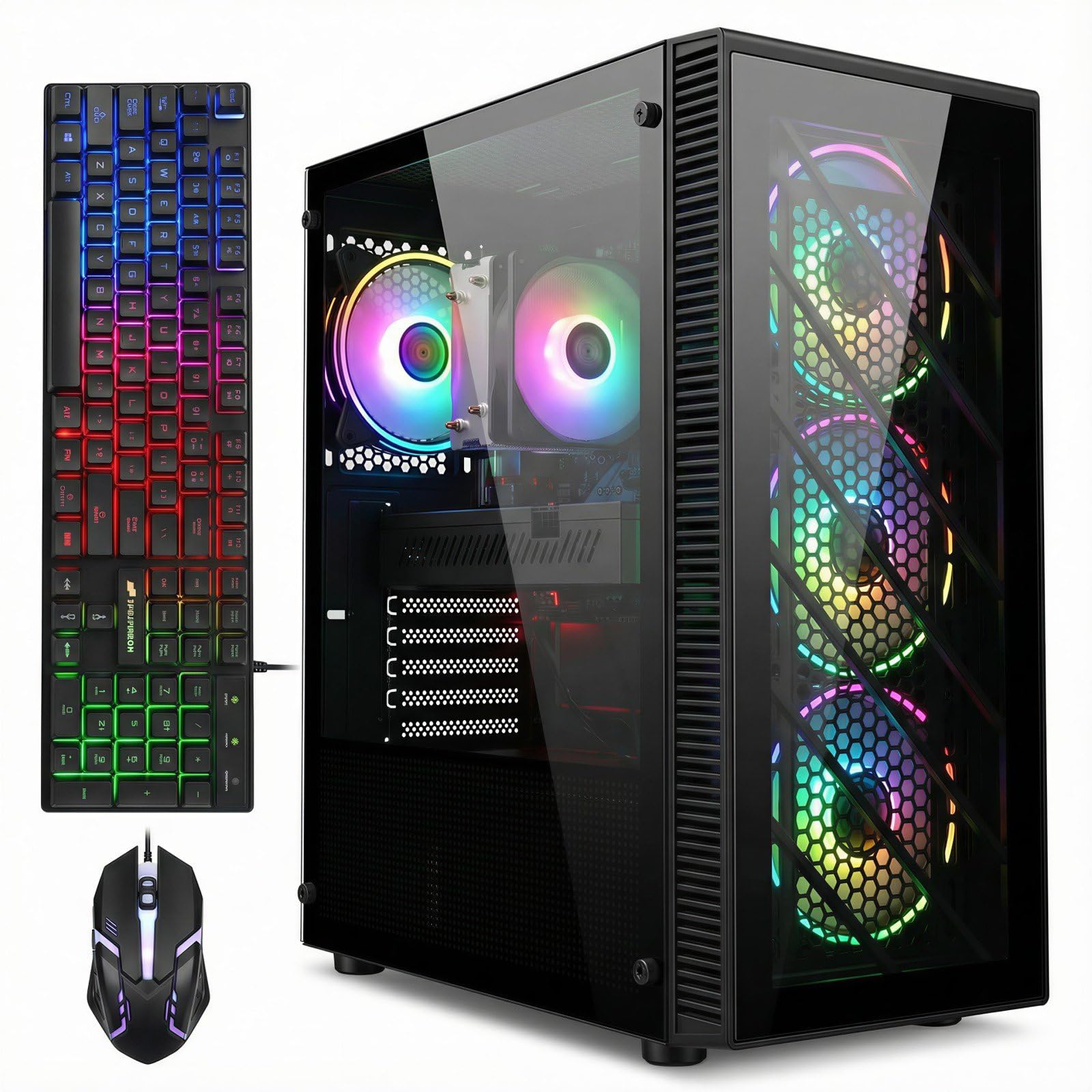 Amazon.com: STGAubron Gaming PC Computer Desktop,AMD Ryzen 5 5500