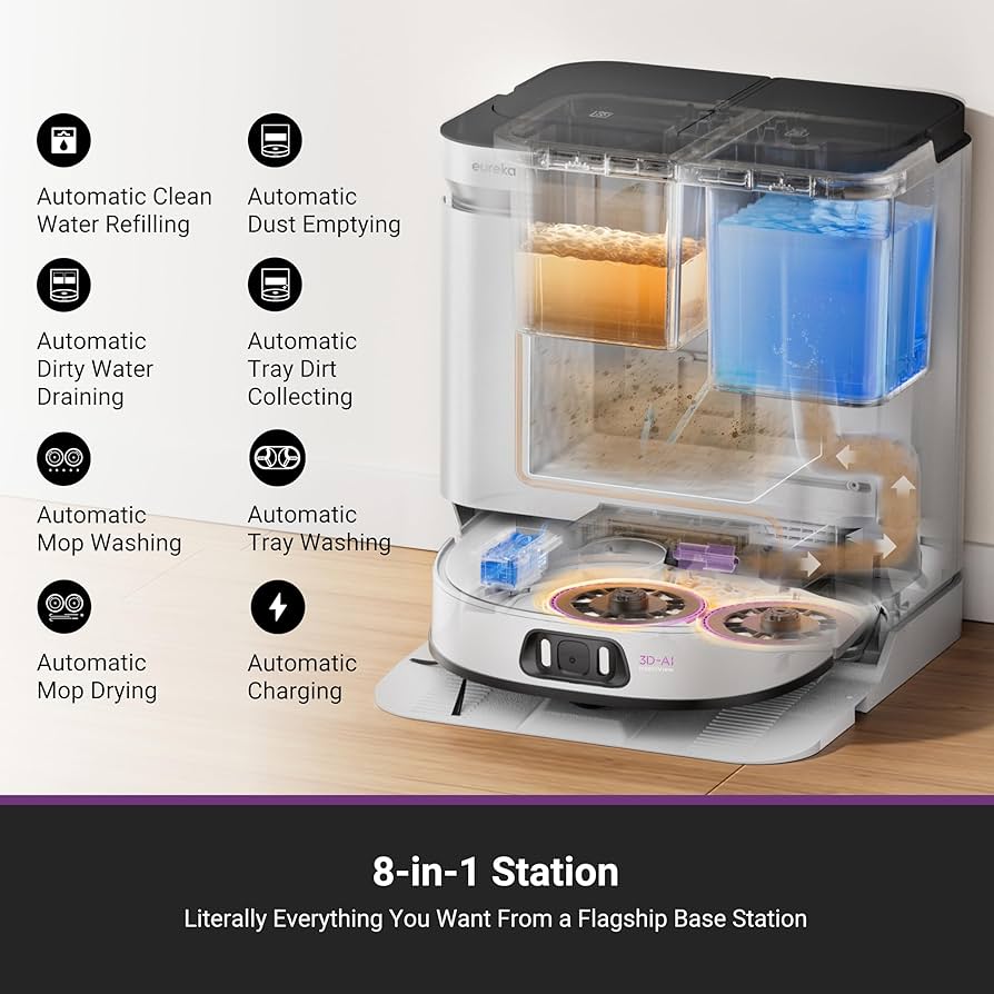 Amazon.com - Eureka J15 Pro Ultra Robot Vacuum and Mop with Self