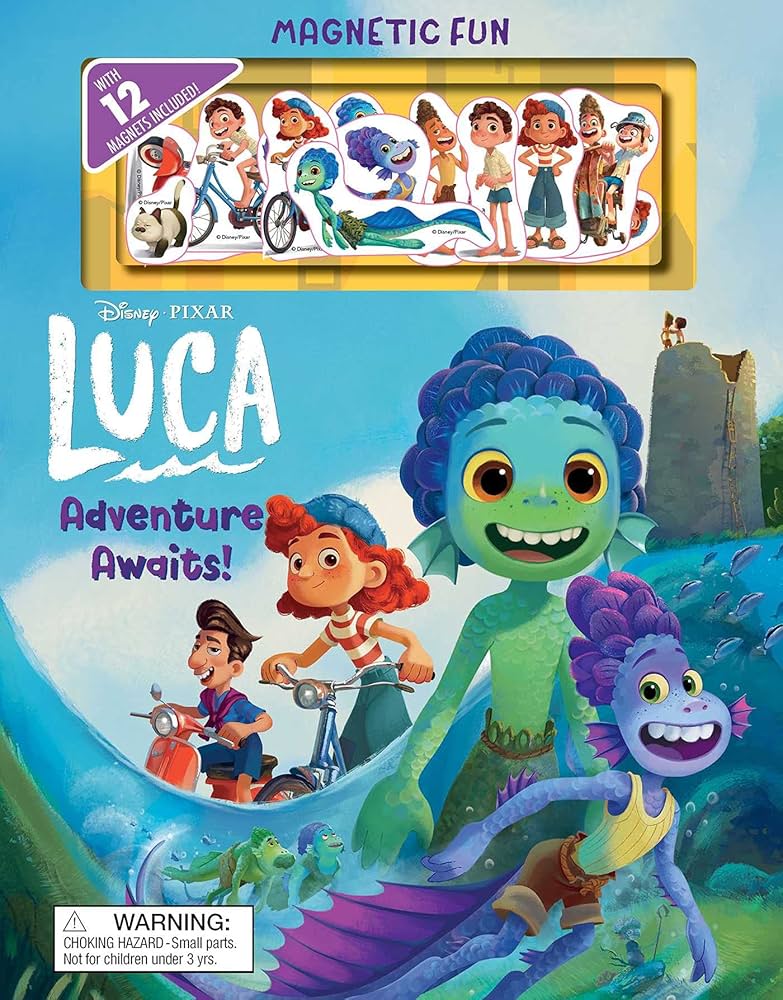 Amazon.com: Disney Pixar: Luca: Adventure Awaits! (Magnetic