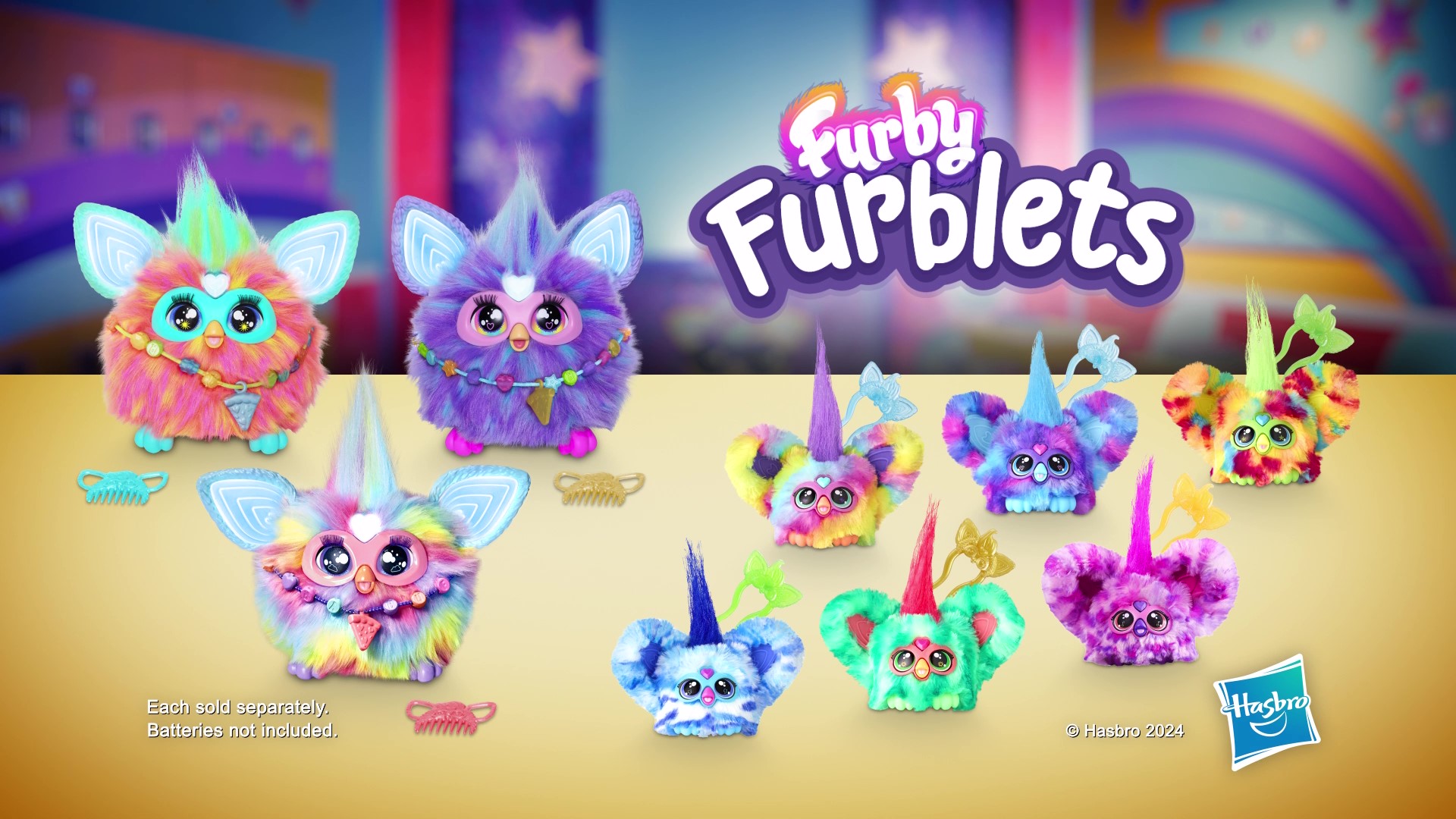 Amazon.com: Furby Furblets 2-Pack, Mini Friends Luv-Lee & Mello