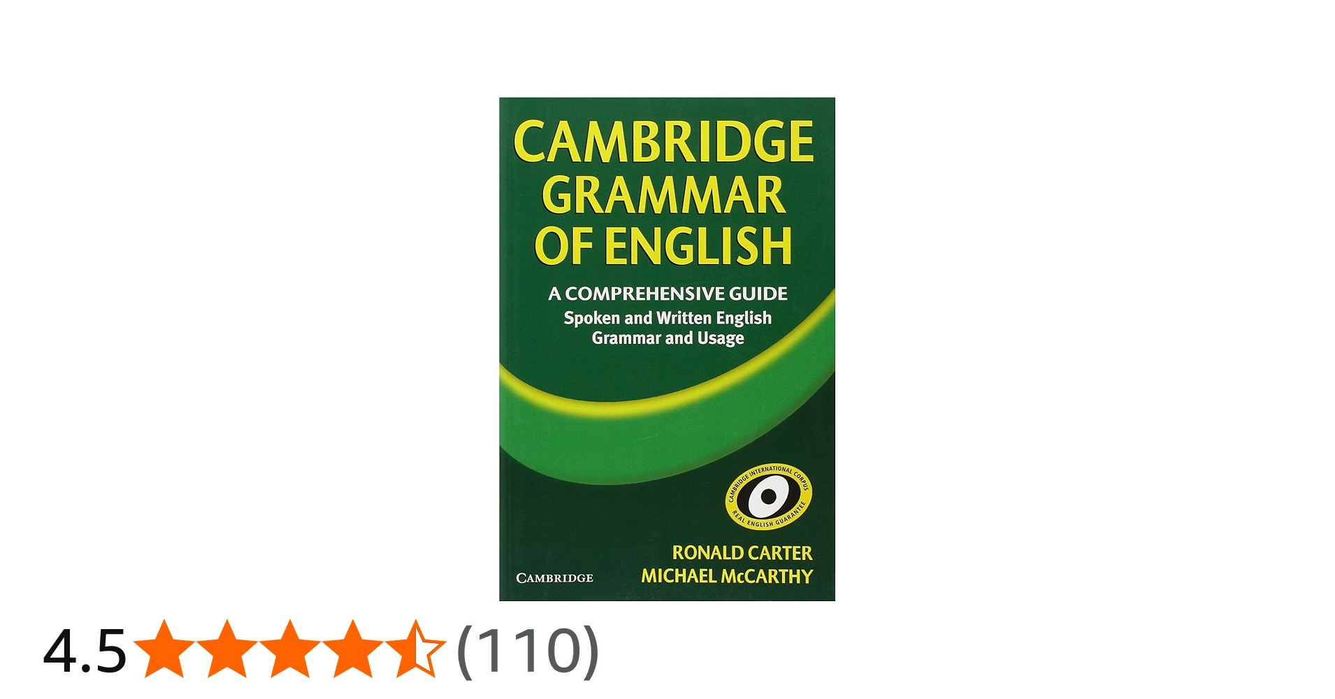 Amazon | Cambridge Grammar of English: A Comprehensive Guide