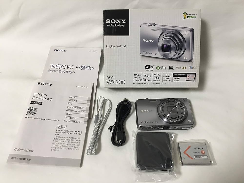 Amazon | SONY デジタルカメラ Cyber-shot WX200 1890万画素 光学10倍