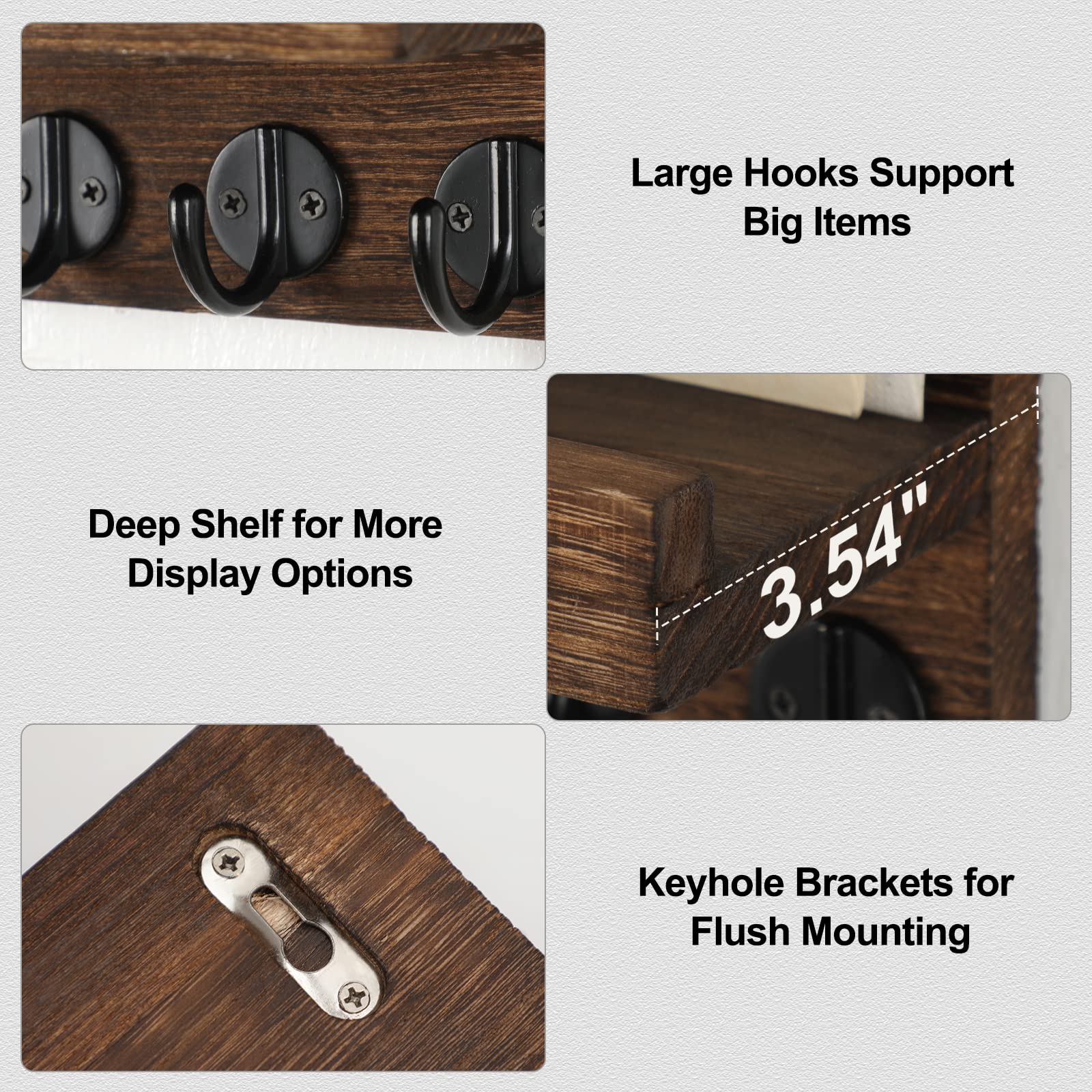 Amazon.com: Lwenki Key Holder for Wall, Decorative Key and Mail