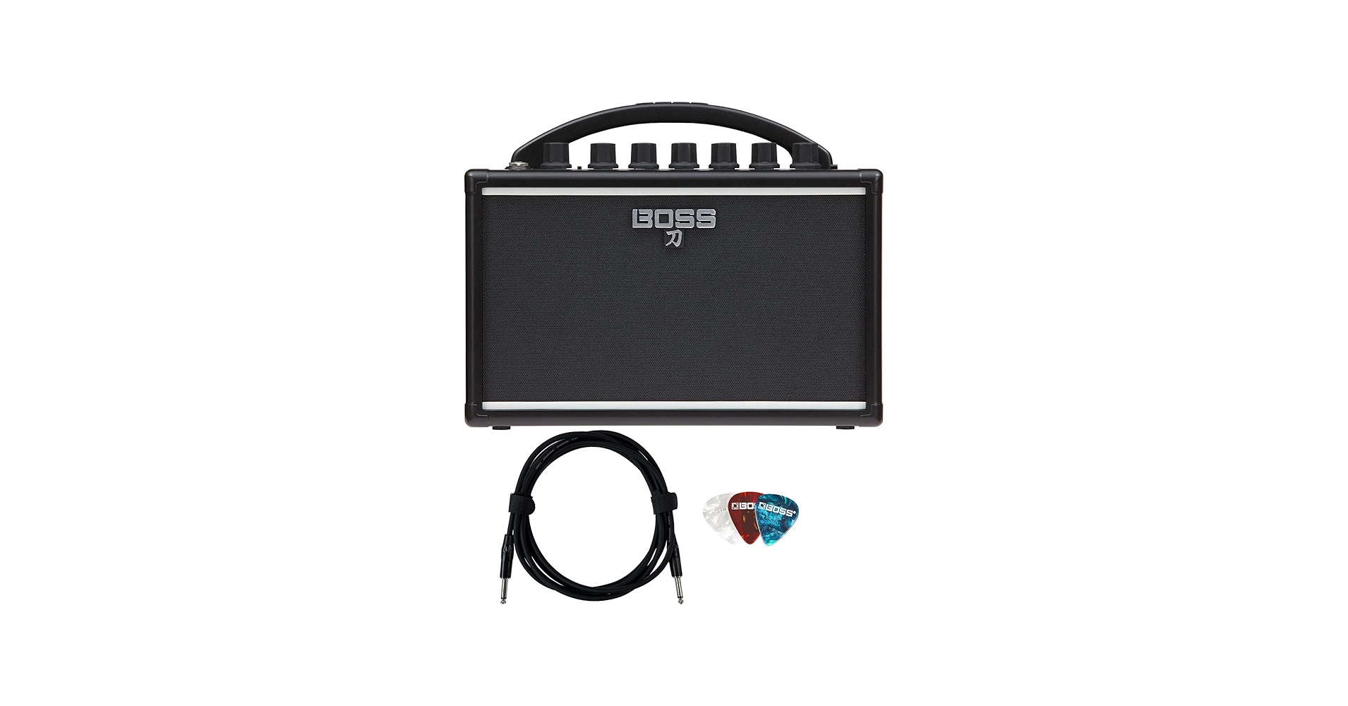 Amazon.com: Boss Katana Mini Guitar Combo Amplifier Bundle with