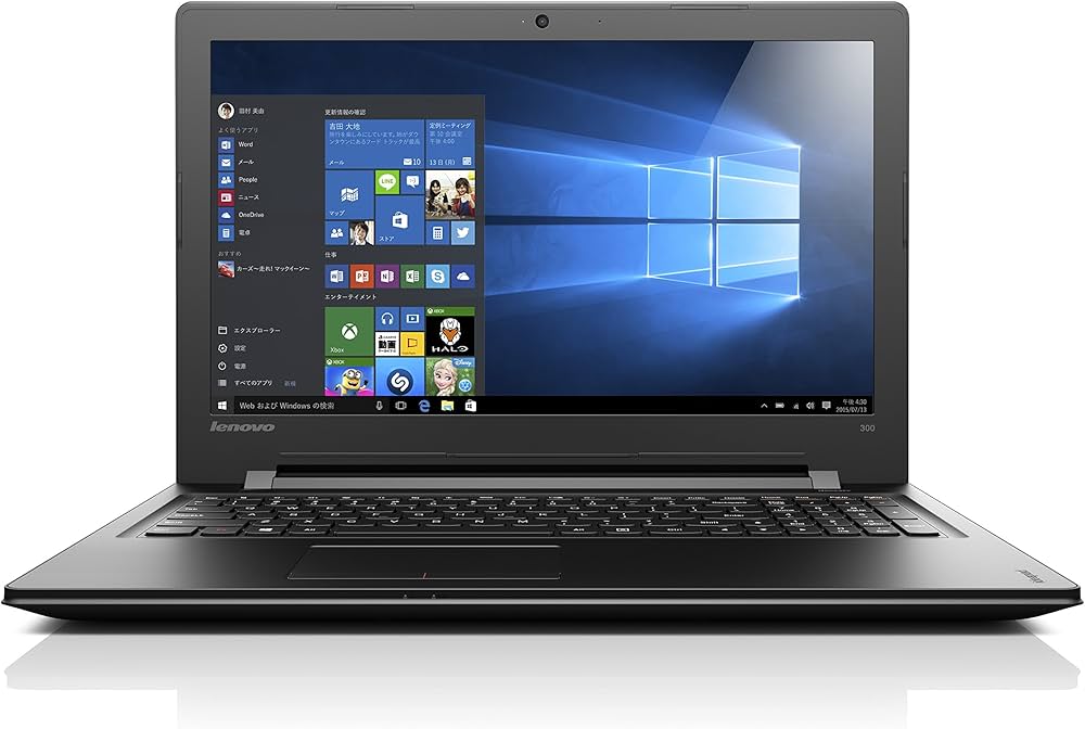 Amazon.co.jp: Lenovo ノートパソコン IdeaPad 300 80M300H1JP