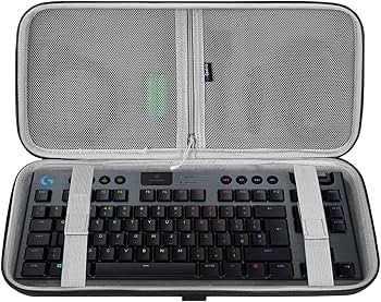 Amazon.com: GEEKRIA TKL Keyboard Case, Hard Shell Travel Carrying