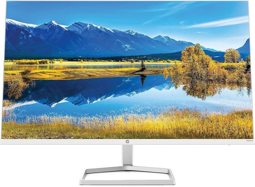 HP M27fwa 27-in FHD IPS LED Backlit Monitor with Audio White Color