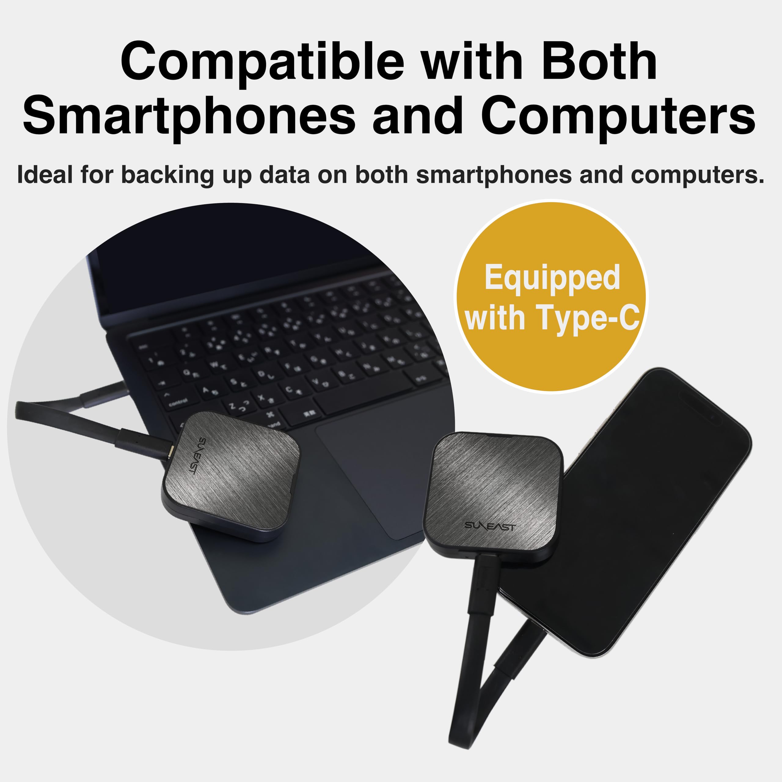 Amazon.com: SUNEAST Eclipse E40 External SSD 2TB USB4 Thunderbolt