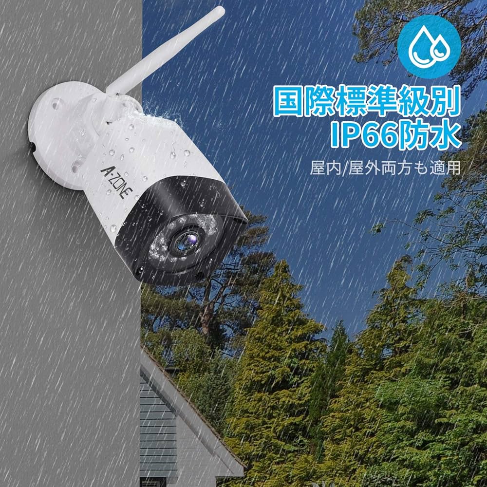 Amazon.co.jp: 【増設用】A-ZONE 300万画素 防犯カメラ 単体