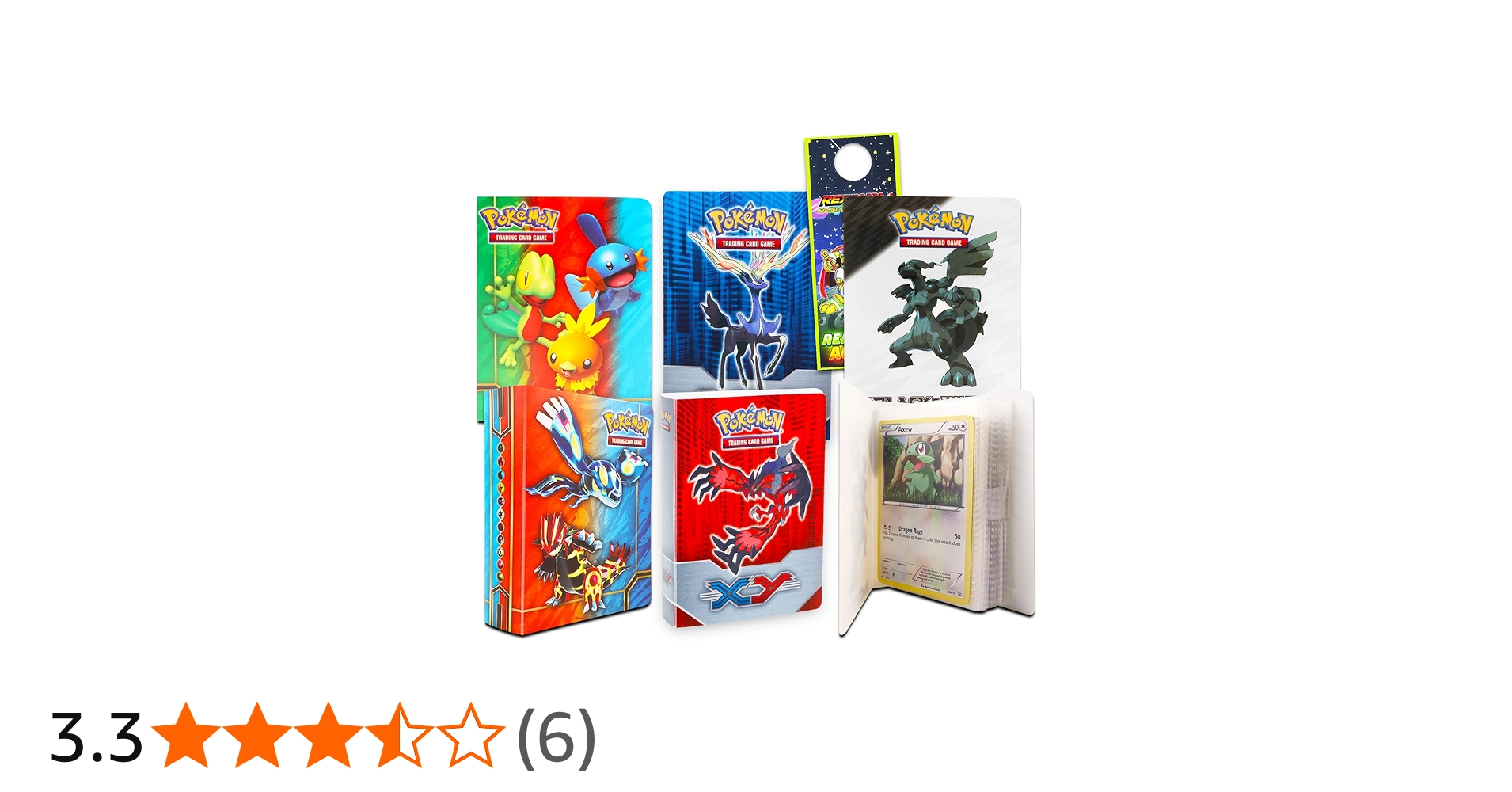 Amazon.co.jp: カード用ポケモンバインダー - 6パックの詰め合わせミニ