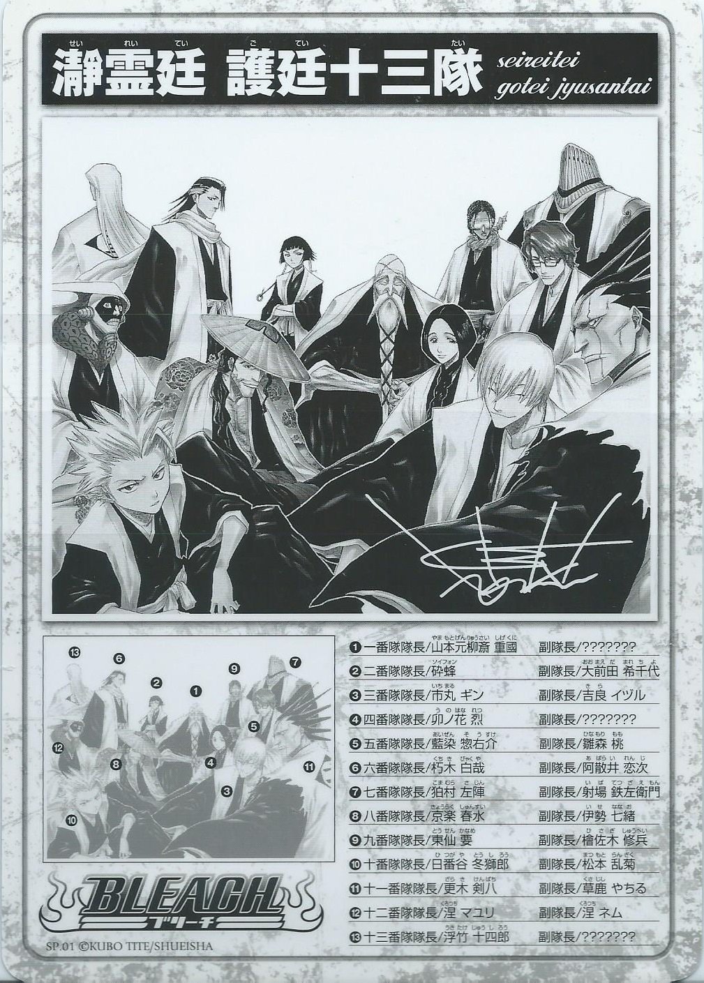 Amazon.co.jp: BLEACH トレーディング下敷き 表：黒崎一護 裏：護廷十