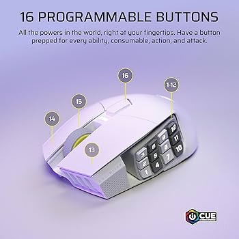 Amazon.com: Corsair Scimitar Elite Wireless SE MMO PC Gaming Mouse