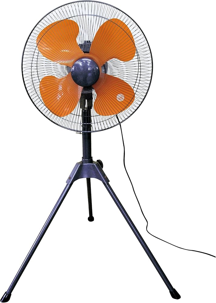 Amazon | 45cm羽根 工場扇【BR-553工業用扇風機/45cm羽根三脚スタンド