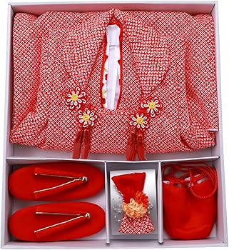 Amazon | [さらさ] 絞り柄 疋田柄 七五三着物 3歳女の子 被布コート