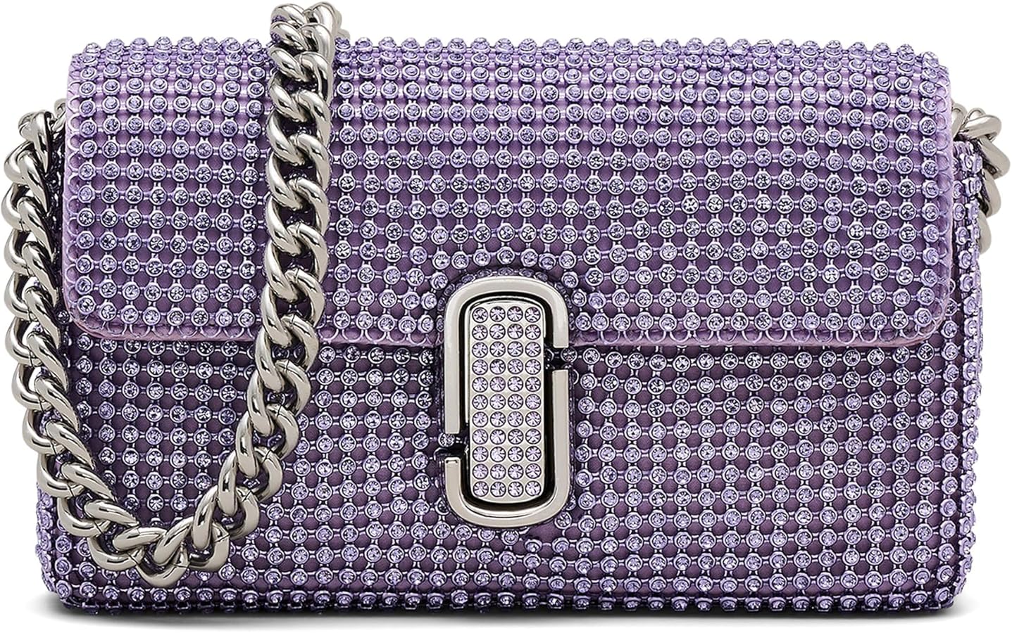 Marc Jacobs The Rhinestone J Marc Mini Shoulder Bag, Wisteria