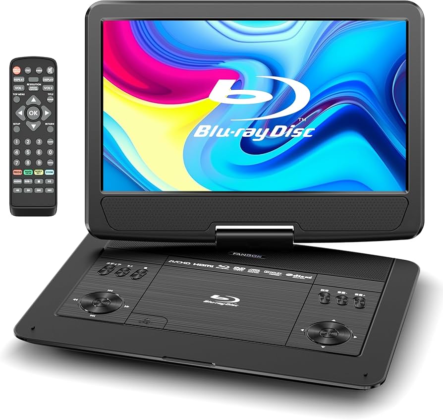 Amazon.co.jp: FANGOR Portable Blu-ray Player, 16.3-Inch, HDMI