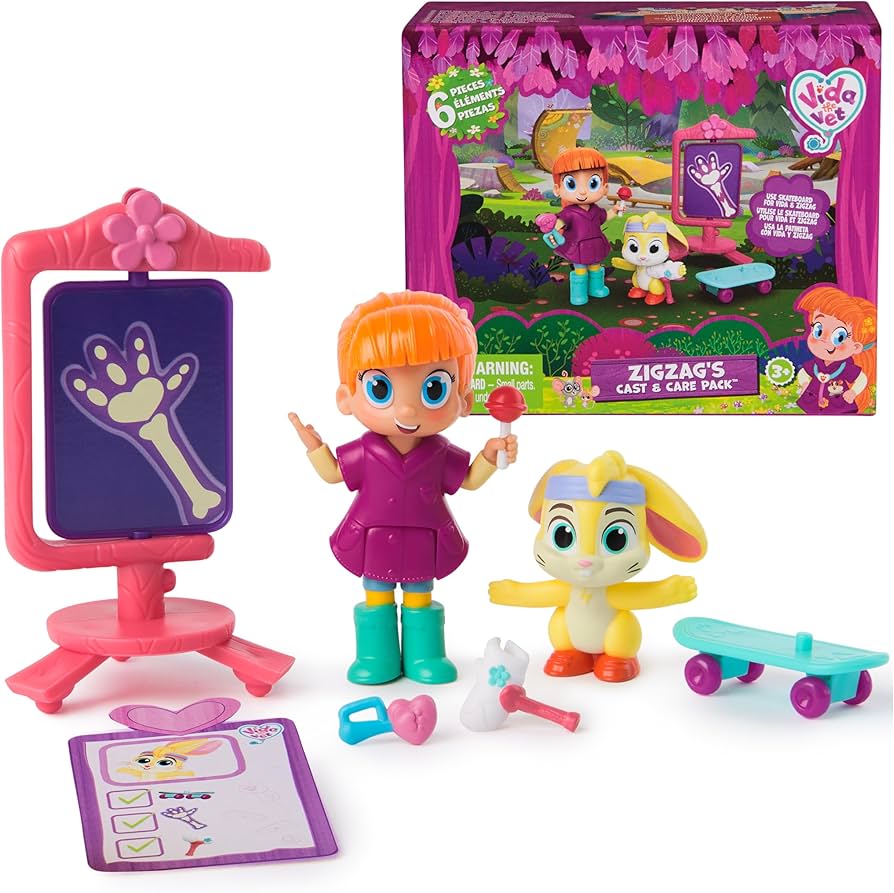 Amazon.com: Vida The Vet, Zig Zag's Cast & Care Pack with Vida