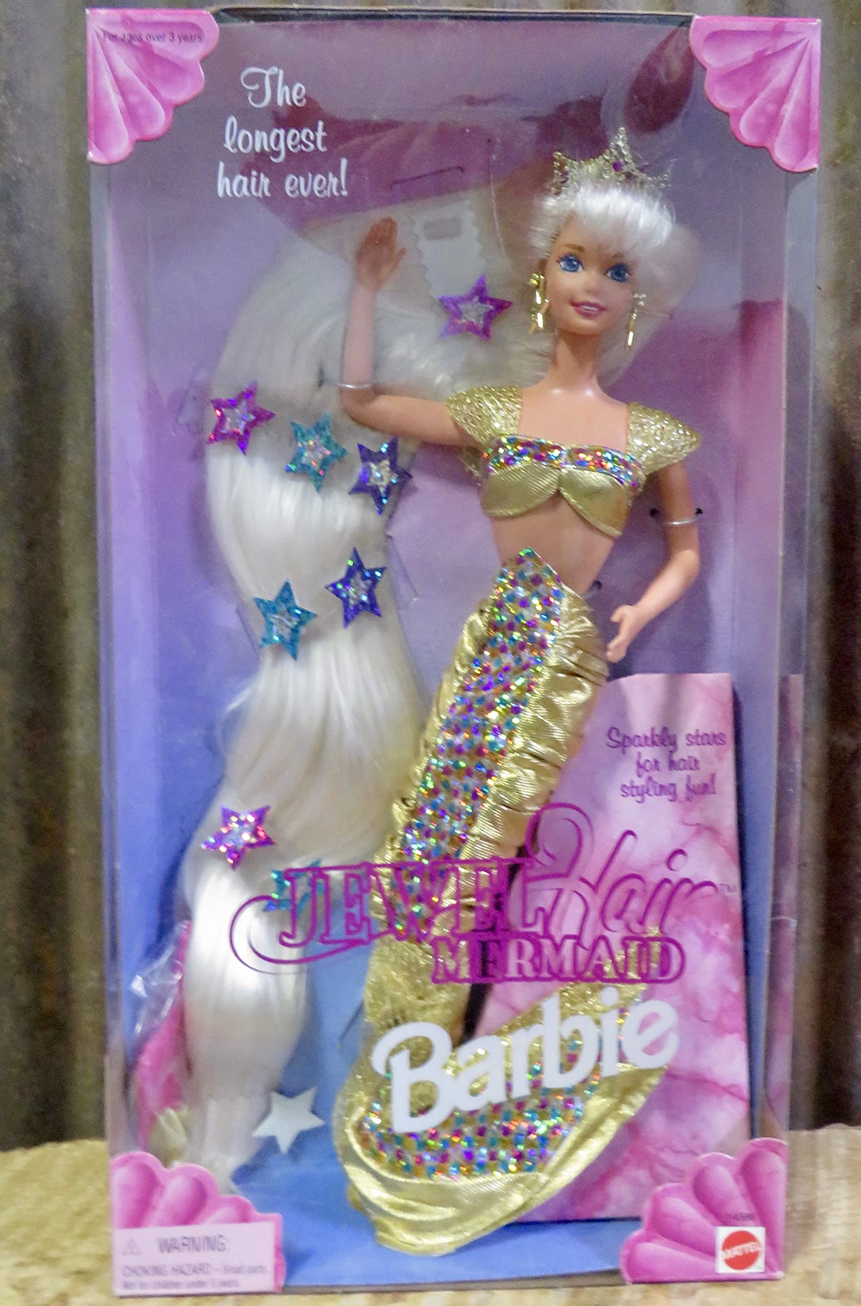 Amazon.com: Barbie Jewel Hair Mermaid Doll : Toys & Games