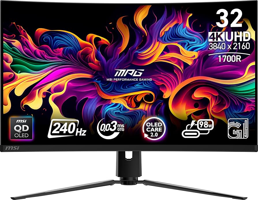 Amazon.com: msi MPG 321CURX QD-OLED 32-inch 3840 x 2160 (UHD