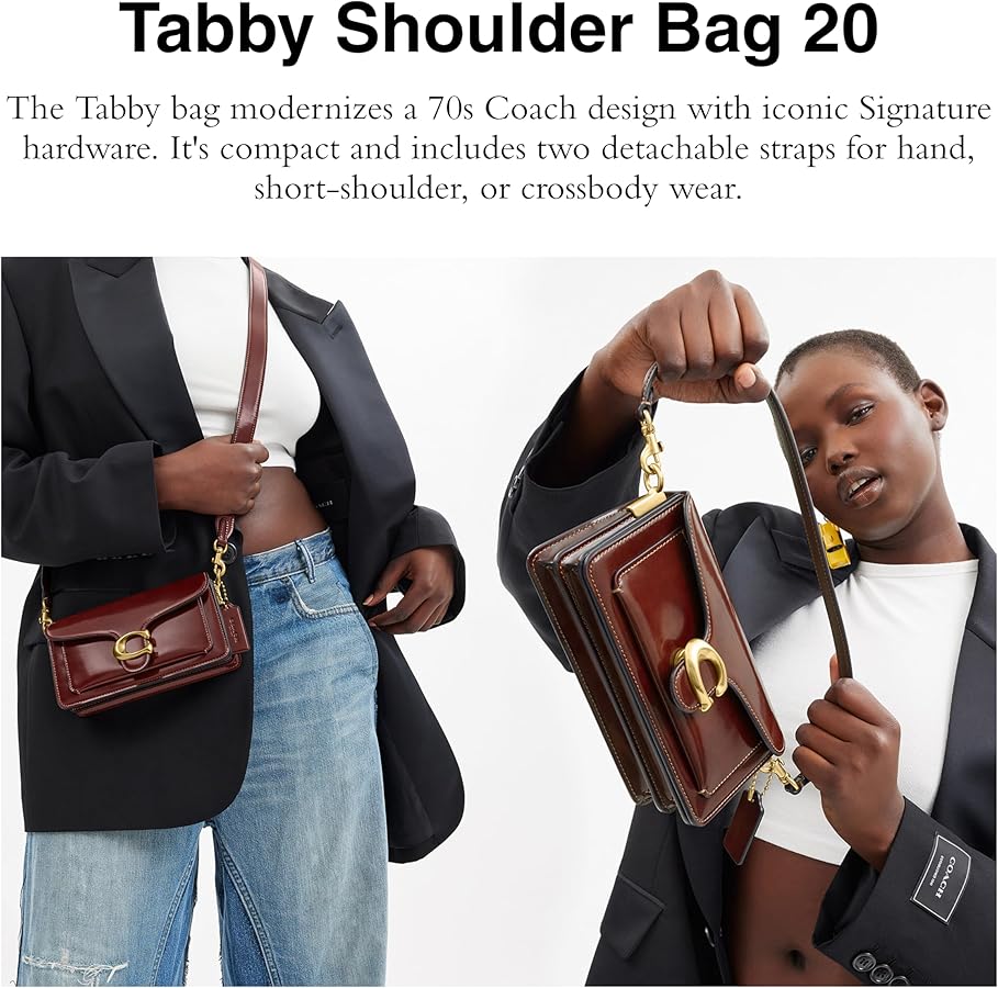 Amazon | [COACH] レディース タビー ショルダーバッグ 20, B4/ダーク