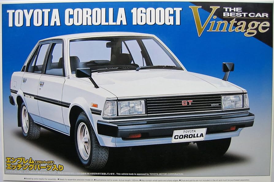 Toyota Corolla 1600GT (Model Car) Aoshima The Best Car Vintage