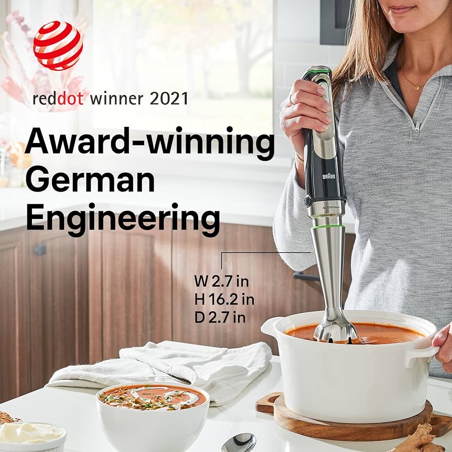 Amazon.com: Braun MQ9137XI MultiQuick 9 Hand Blender with Imode