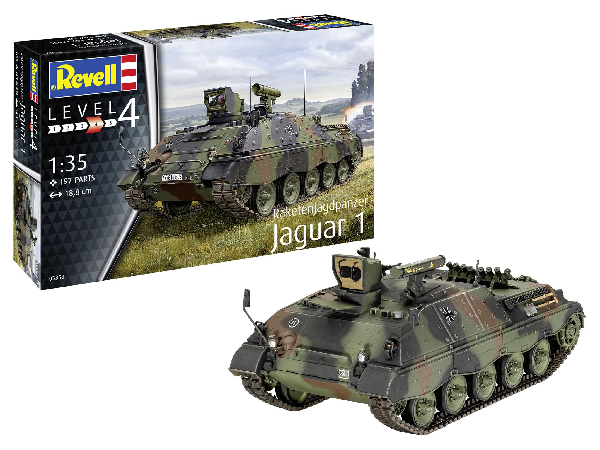 Amazon | ドイツレベル 1/35 西ドイツ ミサイル装備型駆逐戦車