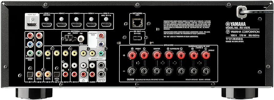 Amazon.co.jp: YAMAHA 7.1ch AVレシーバー RX-V575(B) ブラック RX