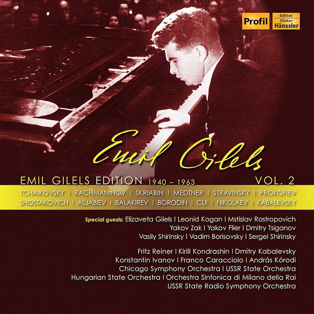 Emil Gilels, Various - Emil Gilels Edition 2 - Amazon.com Music