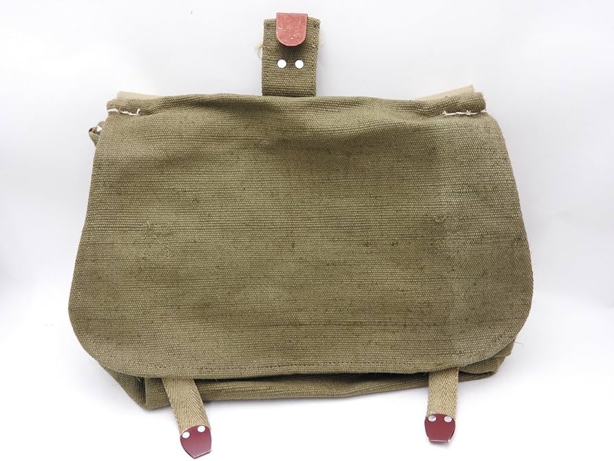 Amazon | 日本海軍 陸戦隊 雑のう 雑嚢 麻製 複製品 | 戦闘服 通販