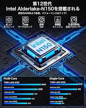 Amazon.co.jp: ミニpc Intel N150初登場 【16GB+1TB SSD ミニpc