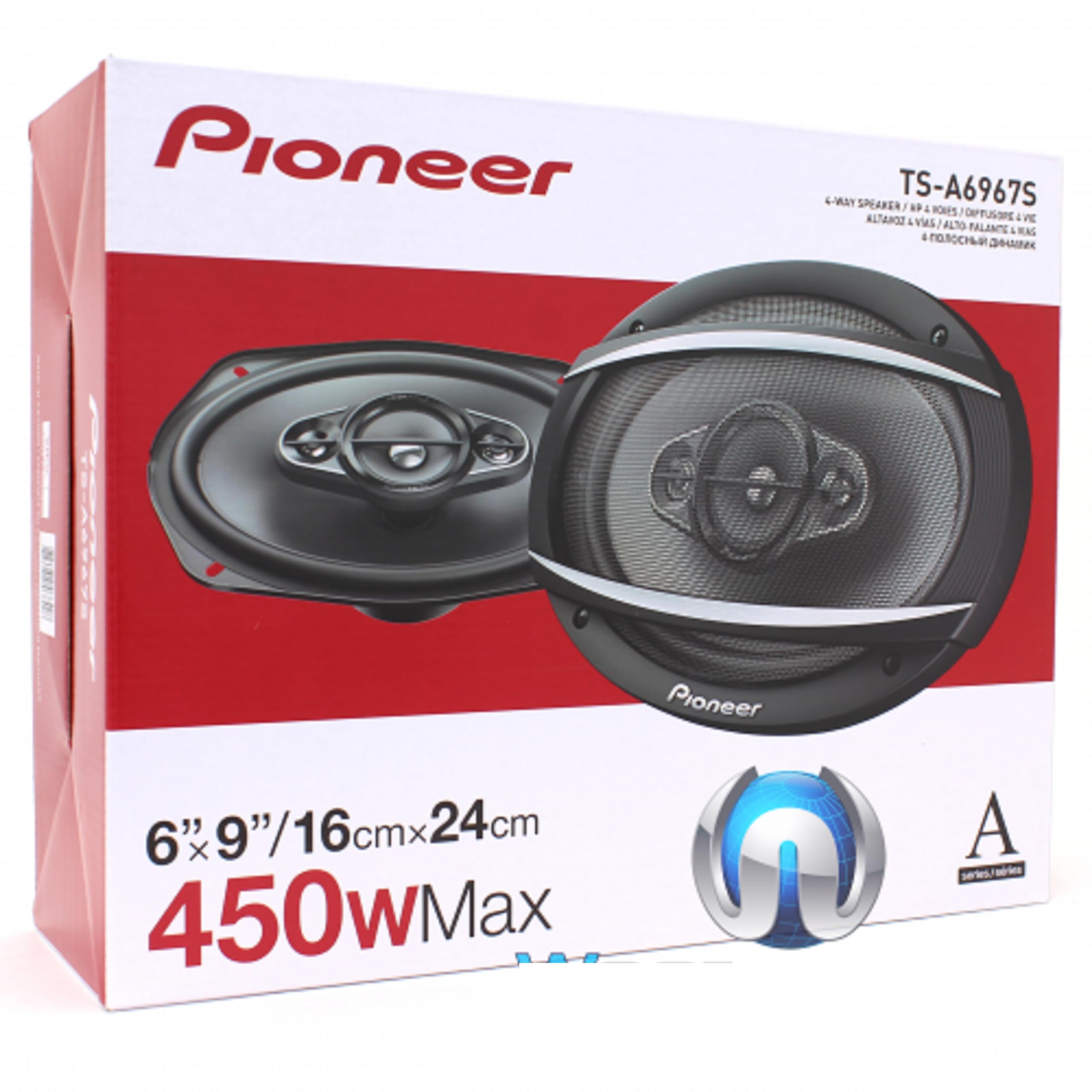 Amazon.co.jp: 4 Pioneer 6x9インチ 3ウェイ 420ワット カー同軸