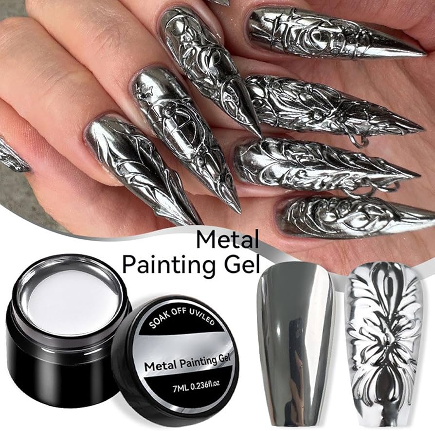 Amazon | ミラーネイル シルバーネイル アート カラージェル7ml