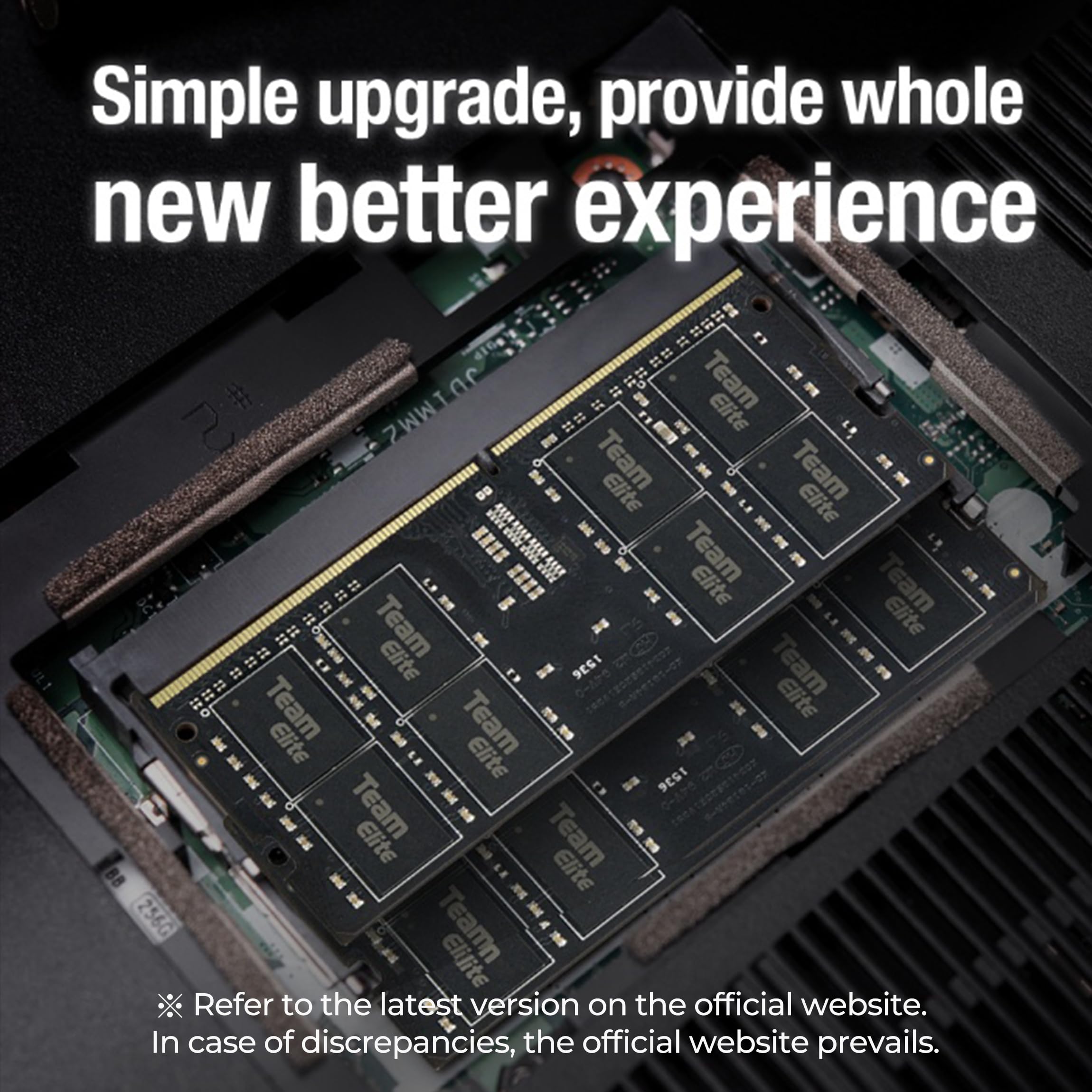 TEAMGROUP Elite DDR4 64GB Kit (2 x 32GB) 3200MHz PC4-25600 CL22