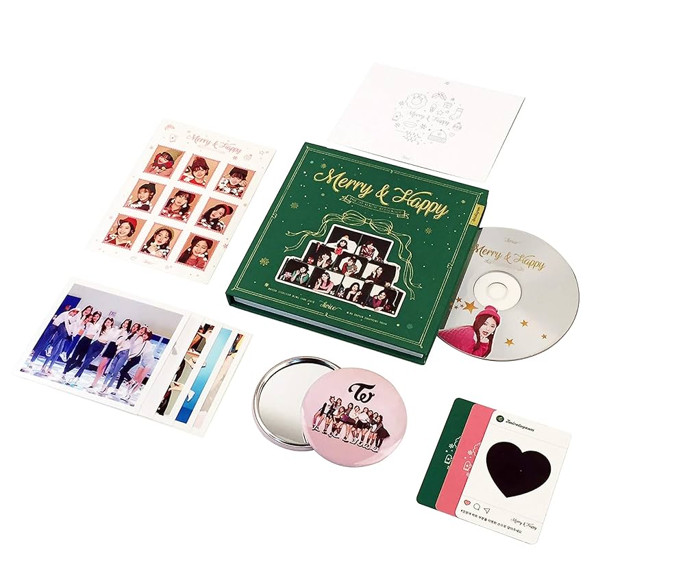 Amazon.co.jp: TWICE 1st Repackage Album - Merry & Happy [ MERRY