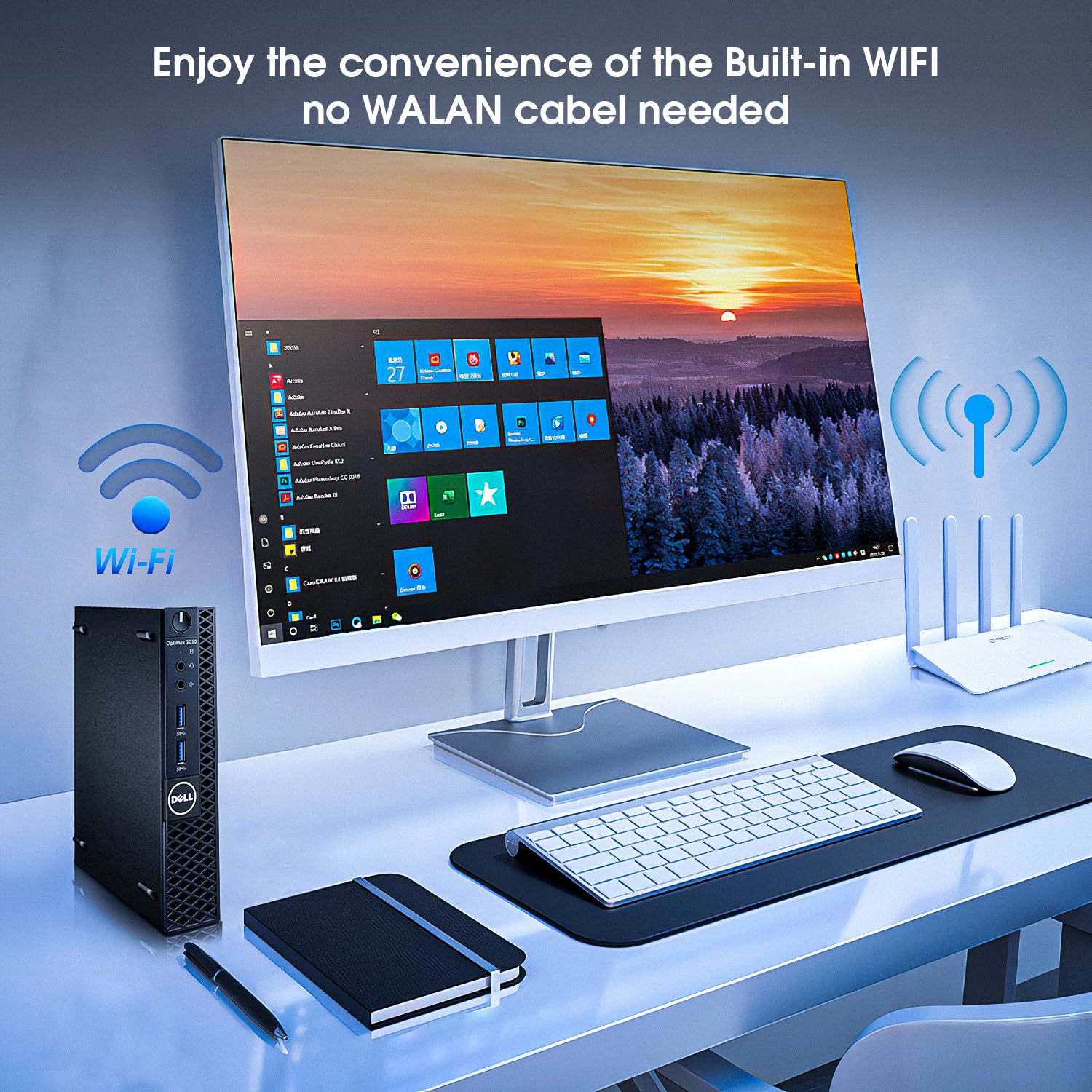 Dell OptiPlex 3050 Micro PC Mini Computers Desktop, 32GB DDR4 Ram