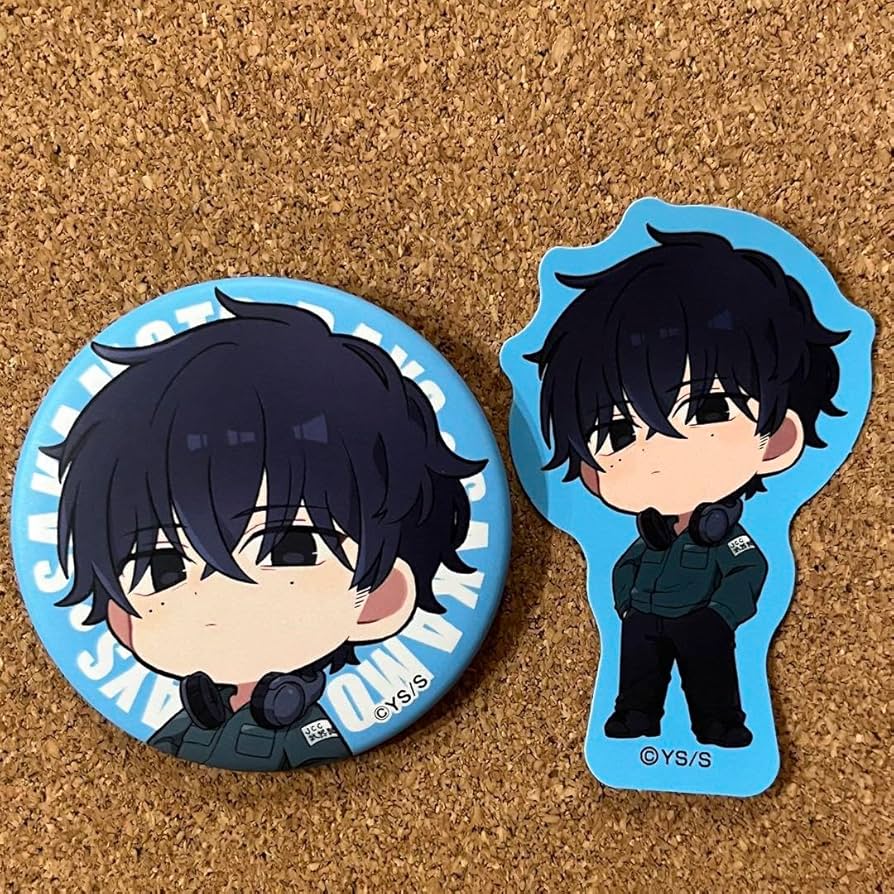 Amazon.co.jp: サカモトデイズ 勢羽夏生 ステッカー 缶バッジ SAKAMOTO