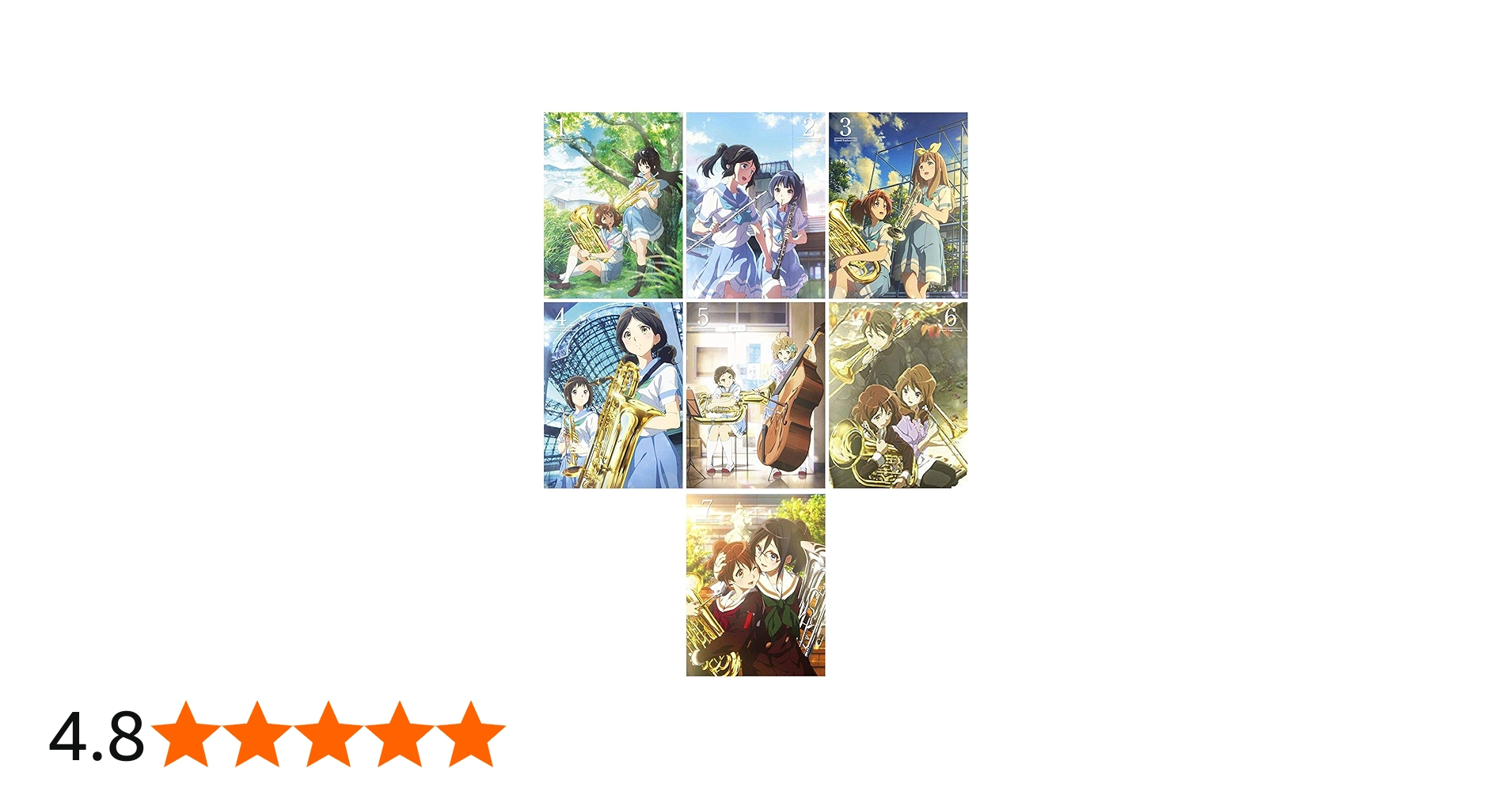 Amazon.co.jp: 響け!ユーフォニアム2 (初回版) 全7巻セット