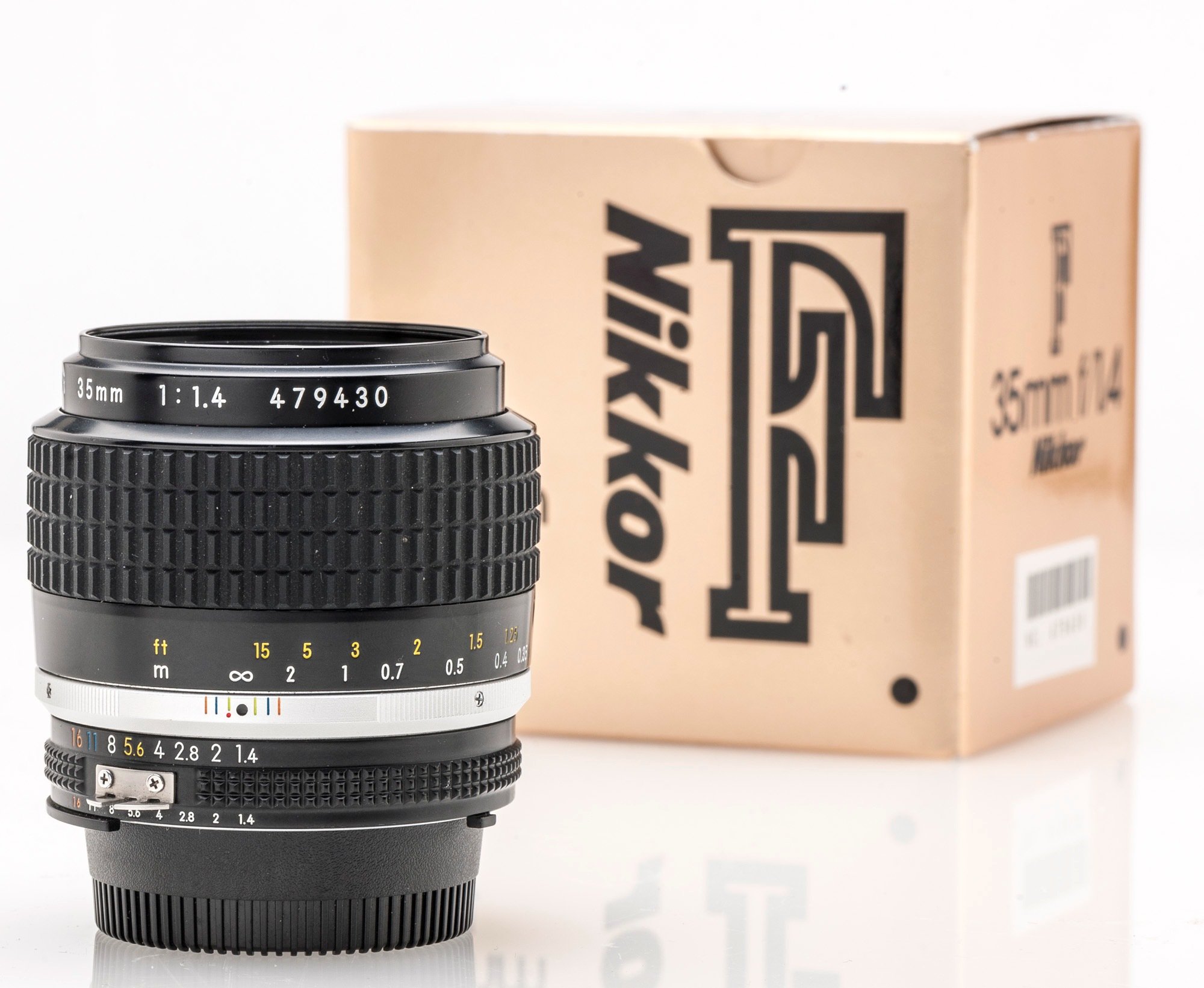 Nikon 35mm f/1.4 Nikkor AI-S Manual Focus Lens for Nikon Digital