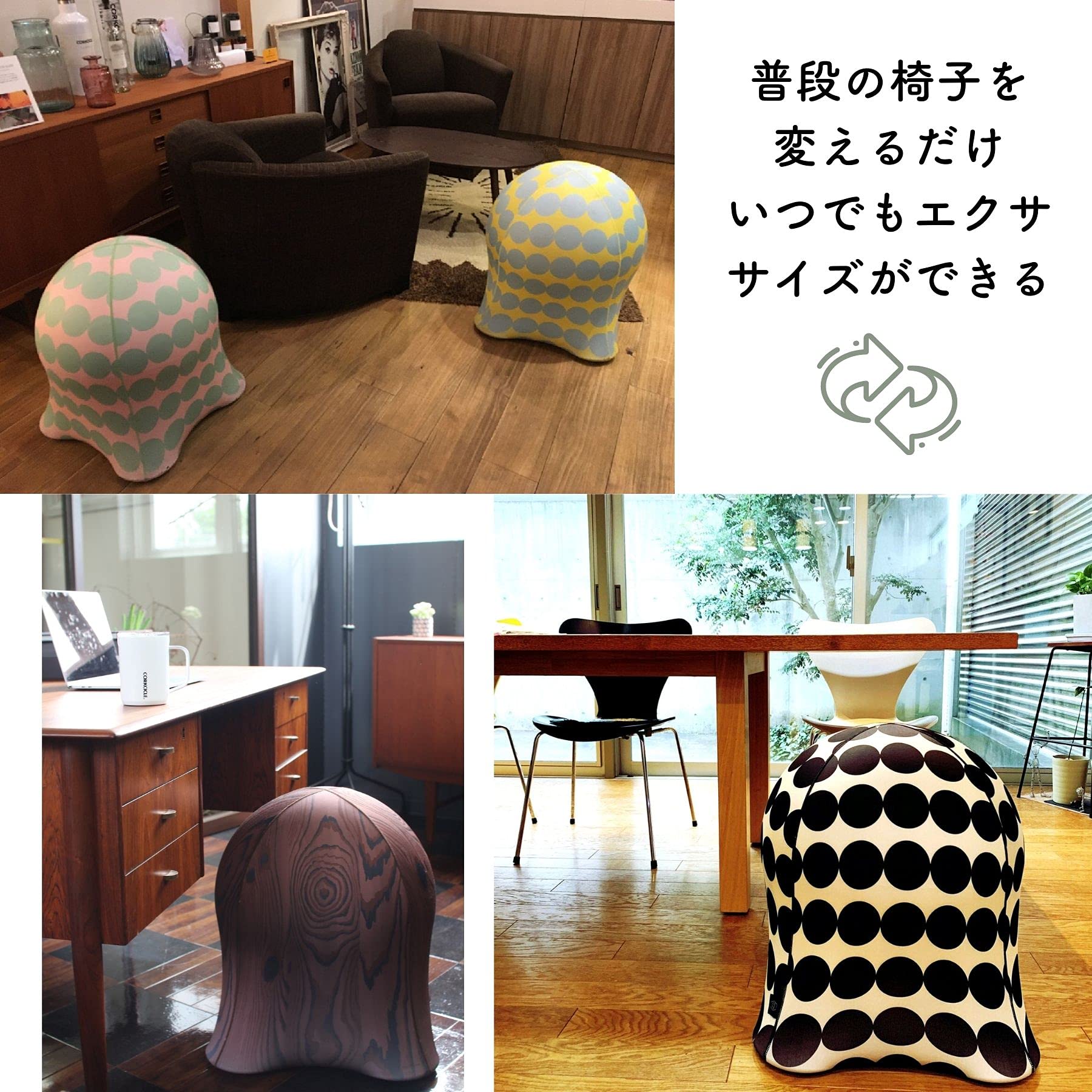 Amazon.co.jp: SPICE OF LIFE(スパイス) 転がらない バランスボール