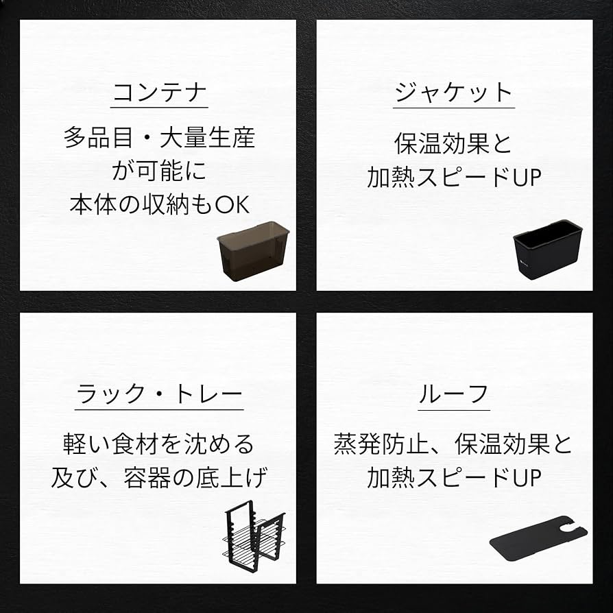 Amazon.co.jp: ボニーク バルクアップ コンテナ フルセット BONIQ 低温