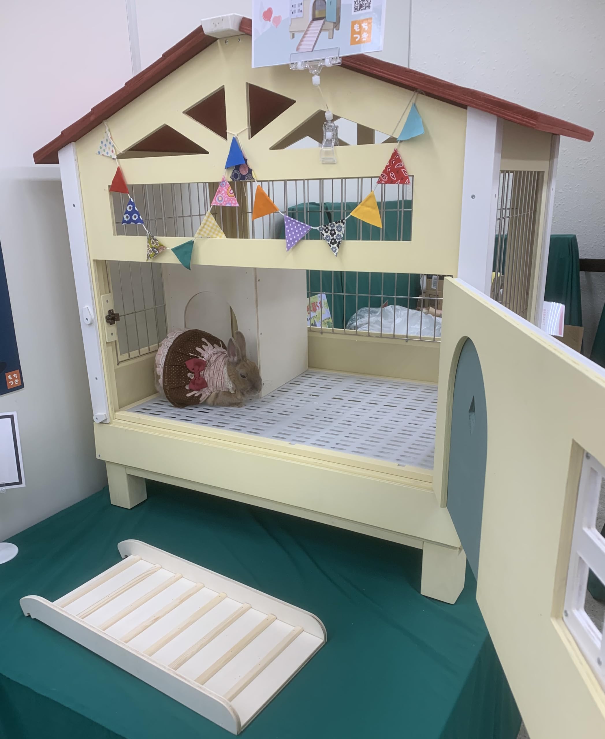 Amazon | もちつき うさぎ用ケージ 壱番館 北欧デザインペットハウス