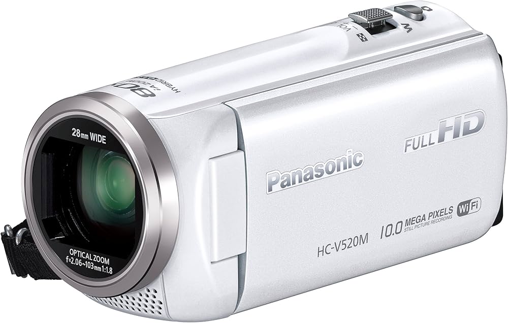 Amazon | パナソニック デジタルハイビジョンビデオカメラ V520 内蔵